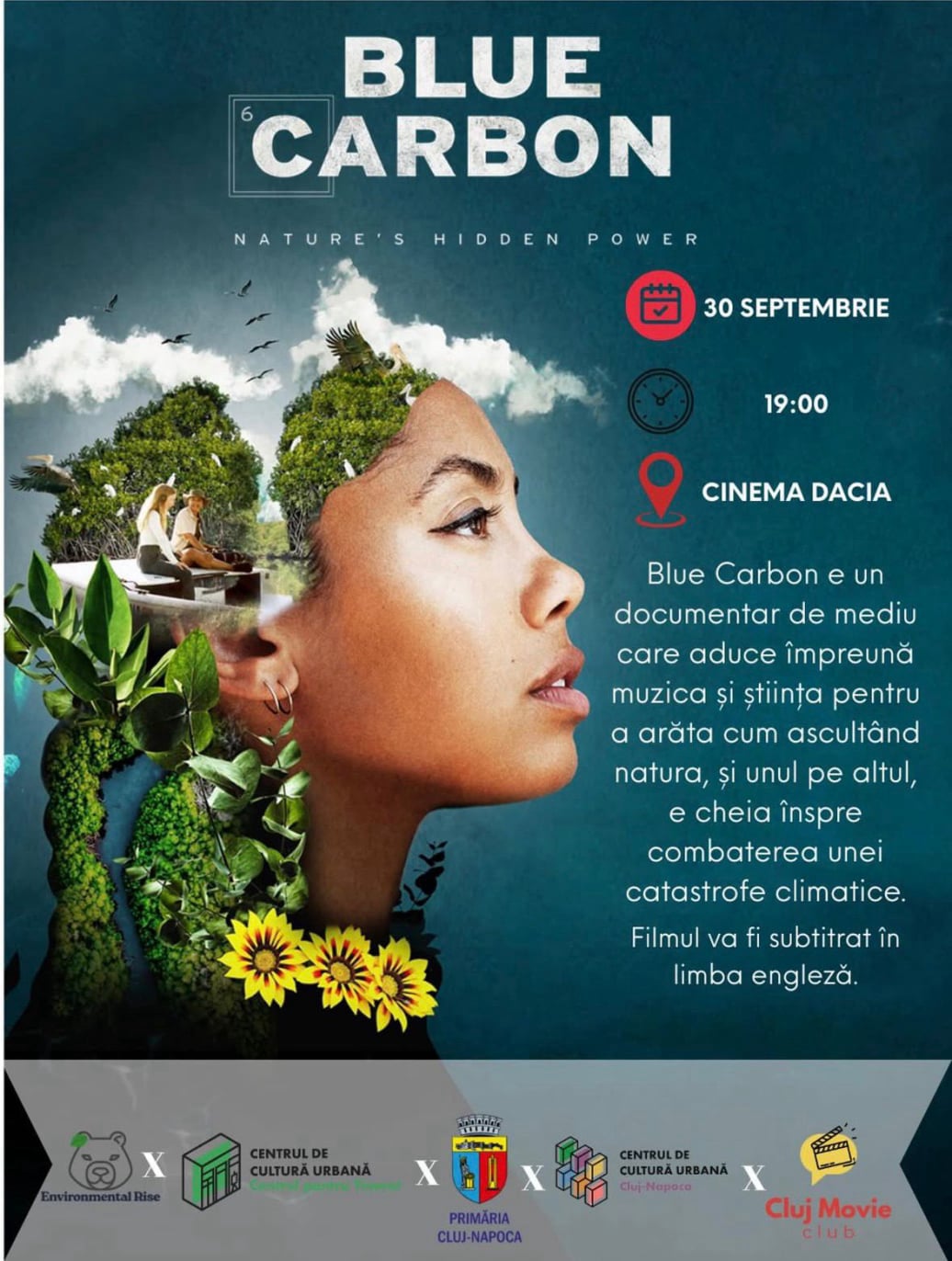 Poster pentru ecranizarea filmului „Blue Carbon”